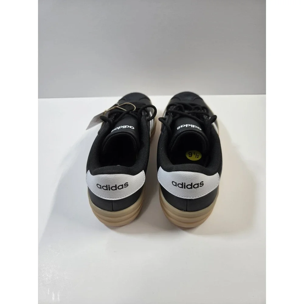 Adidas VL Court W Size Women's 9.5 Athletic Shoes Black White Casual Sneakers